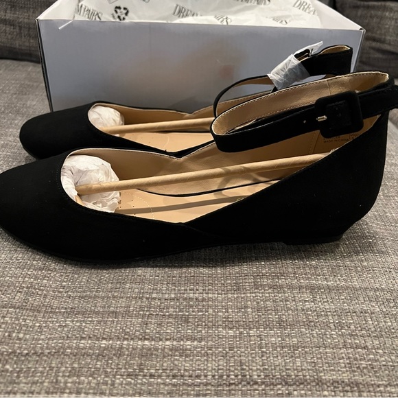 Dream Pairs Low Wedge Ankle Strap Flats - Picture 4 of 10